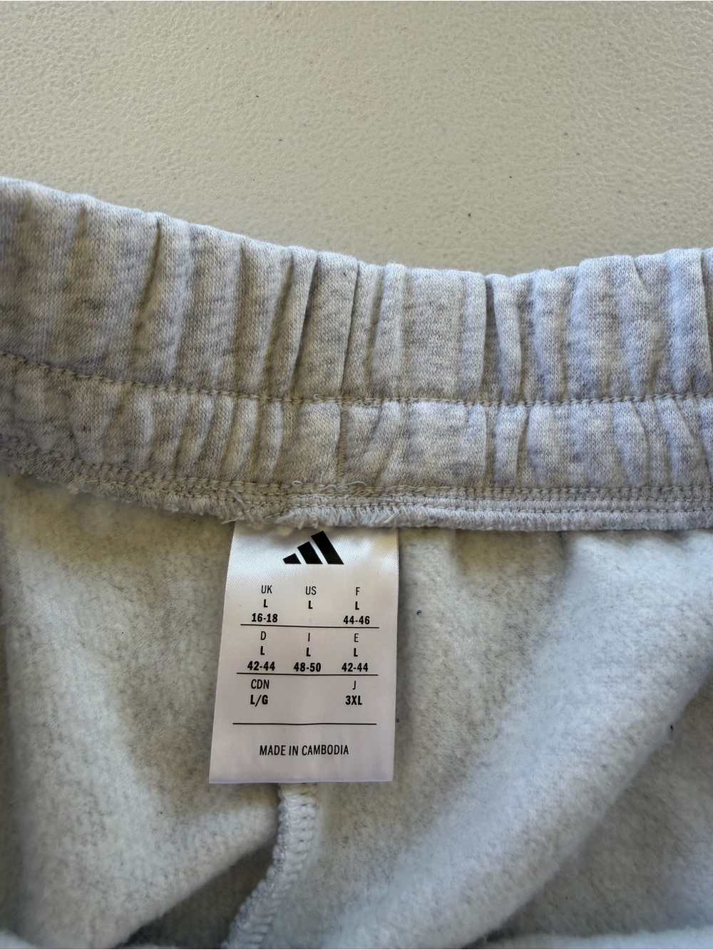 adidas Light Gray Athletic Shorts - Picture 3 of 7